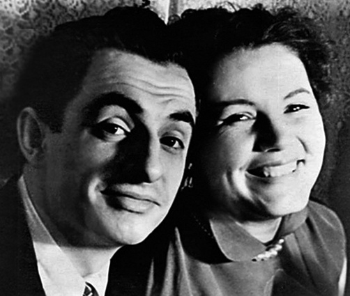 С женой Ниной, начало 60-х