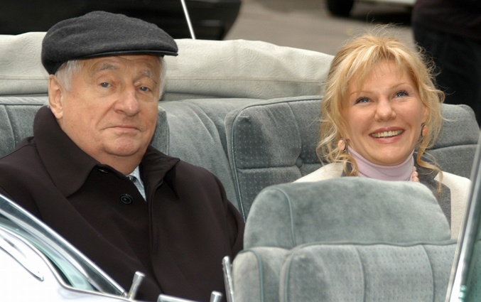 С дочерью Александрой Захаровой — примой театра «Ленком»