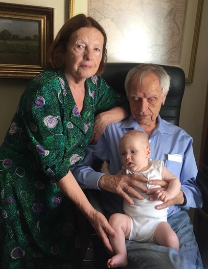 З дружиною Богданою и правнучкою