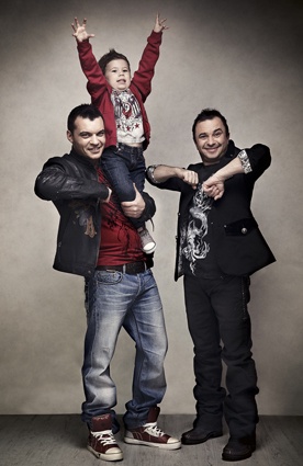 Со старшим сыном Александром и внуком Давидом