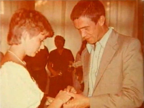 Бракосочетание Сергея Гармаша с Инной Тимофеевой (выпускница Школы-студии МХАТ), 1986 год