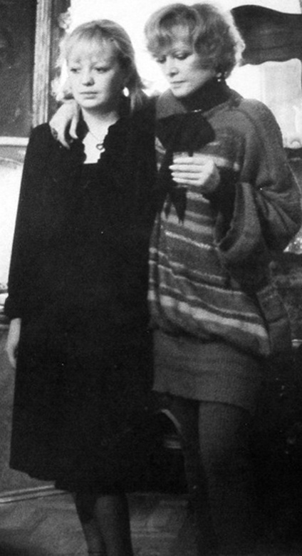 С дочерью Марией, середина 70-х