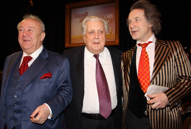 Скульптор Зураб Церетели, Илья Глазунов и Александр Шилов. «Я авангард ненавижу и понял, что живописи хана, ведь уже появились эти кубики, шарики, глаз на лбу...»