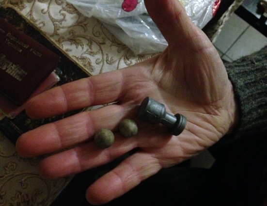 Травматические пули, подобранные Александром Пискуном на Майдане. «Мне после Майдана было больно и страшно, но теперь ничего не боюсь...»