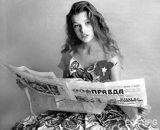 Милла Йовович попала в модельный бизнес в 11 лет, впервые появилась на обложке итальянского Leiи в первый же год снялась для 11 журналов