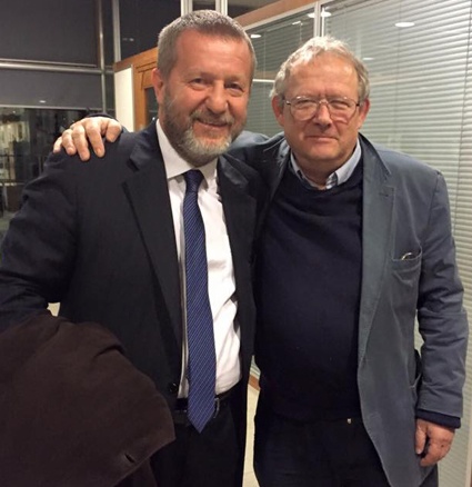 С известным польским диссидентом, публицистом и общественным деятелем Адамом Михником