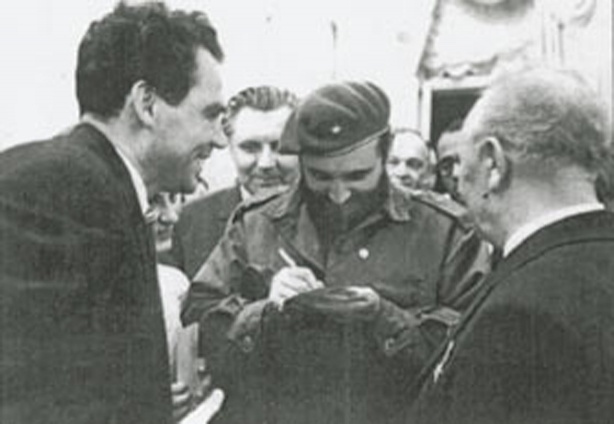 Дмитрий Гнатюк, первый секретарь ЦК Компартии Украины Владимир Щербицкий, Фидель Кастро и председатель Президиума Верховного Совета СССР Николай Подгорный, 70-е годы