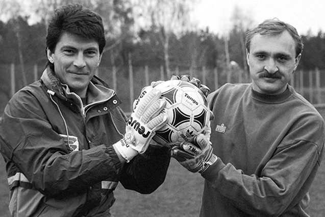 С прославленным голкипером Ринатом Дасаевым — основным вратарем московского «Спартака» и сборной СССР с 1979-го по 1990 год, первым обладателем международного трофея «Лучший вратарь мира» (1988 год)