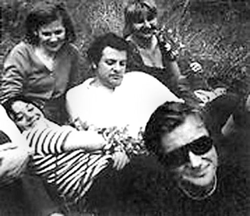 Артисты Театра сатиры Татьяна Егорова, Валентина Шарыкина, Лилия Шарапова, Александр Ширвиндт и Андрей Миронов на гастролях в Ташкенте, 1973 год