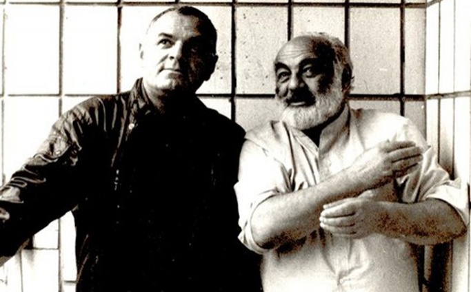 Юрий Ильенко и Сергей Параджанов, конец 60-х годов. «Великолепная операторская работа Юры