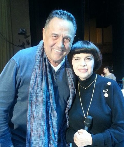 С легендарной Мирей Матье