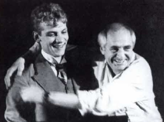 С Виктором Раковым на сцене «Ленкома»