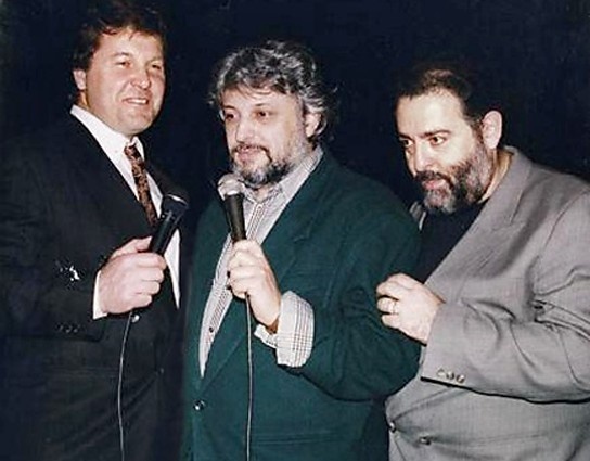 С Вячеславом Добрыниным и Михаилом Шуфутинским, 90-е