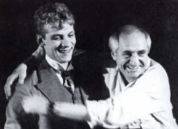 С Виктором Раковым на сцене «Ленкома»