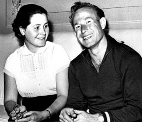 С супругой Юрия Гагарина Валентиной