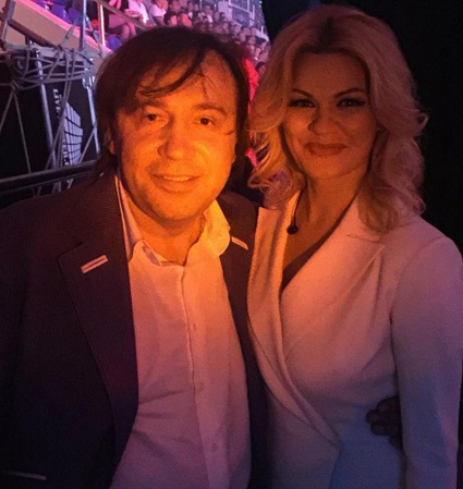 С певицей вдовой Миха­ила Круга Ириной Круг