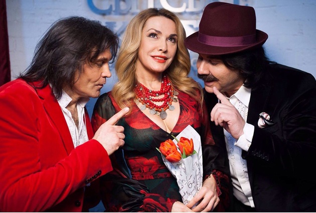 С супругами Ольгой Сумской и Виталием Борисюком