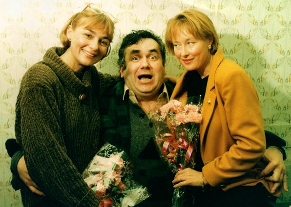 С актрисами Светланой Томой и Ларисой Удовиченко