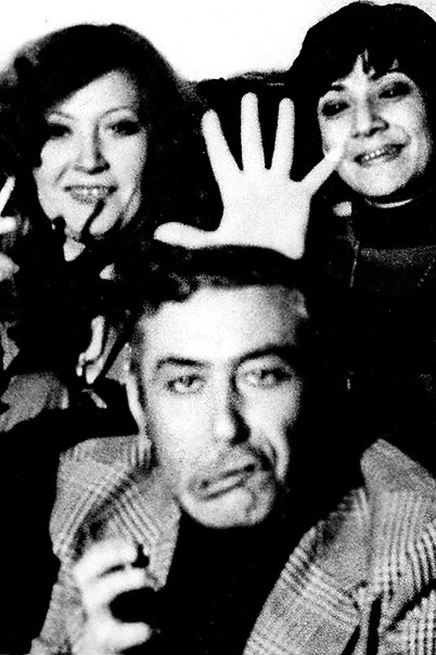 С Аллой Пугачевой и Нани Брегвадзе, начало 70-х годов