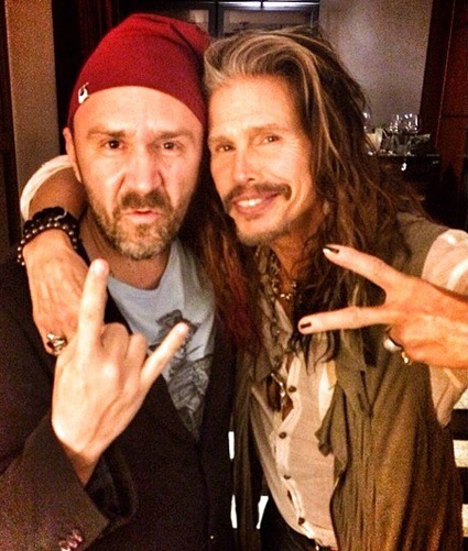 C солистом группы Aerosmith Стивеном Тайлером