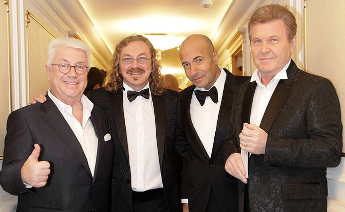 С Владимиром Винокуром, Игорем Николаевым и Игорем Крутым