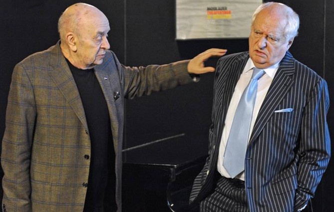 С Леонидом Броневым в «Ленкоме»