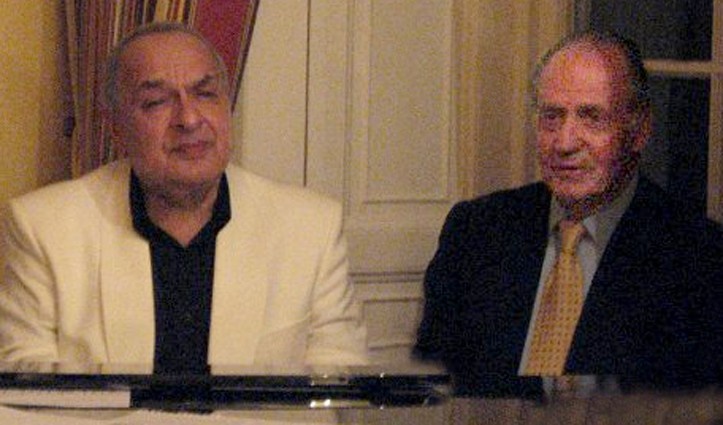 С королем Испании Хуаном Карлосом I, начало 2000-х