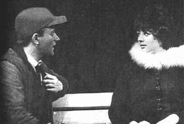 С Андреем Мироновым в спектакле по роману Джерома Сэлинджера «Над пропастью во ржи» (Холден и Салли), 1966 год. «Ах, Сэлинджер, Сэлинджер, как вы врезались в нашу жизнь!»