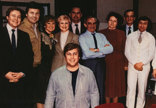 Со своим другом Владимиром Винокуром, Людмилой Гурченко, Зиновием Гердтом, Геннадием Хазановым и другими