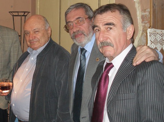 С Михаилом Жванецким и знаменитым «майором Томиным» актером Леонидом Каневским