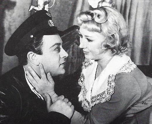 В Воронежском театре с Риммой Мануковской в спектакле «Барабанщица». Из-за болезни жены Валентины актер переехал в Москву, но столичные врачи оказались бессильны. 1955 год