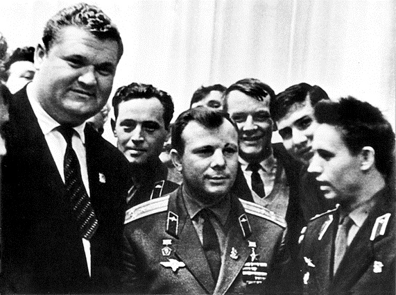 С Юрием Гагариным