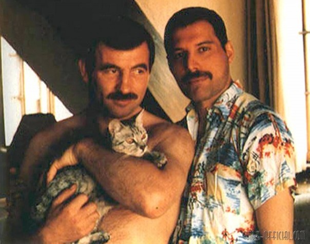 Джим Хаттон оставался с Меркьюри до последнего. Фото: queenzone.com