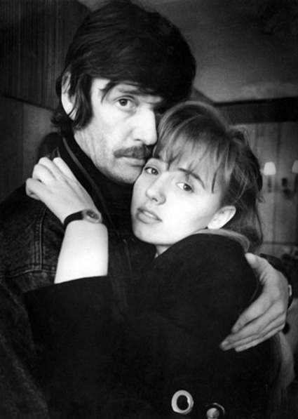 Александр Абдулов с Ксенией, 1990 год