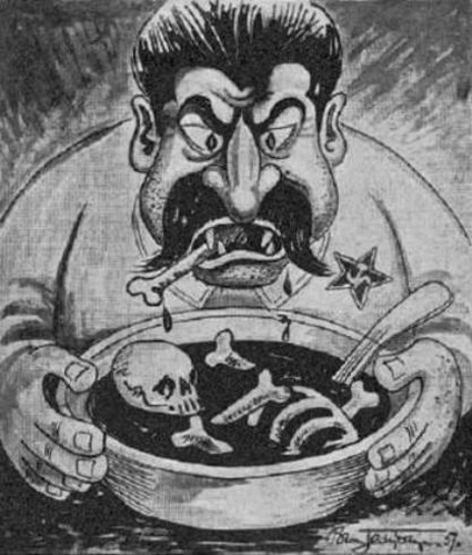 Карикатура на Сталина в западной прессе, 30-е годы