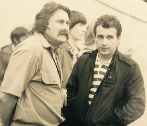 Николай Мозговой и Назарий Яремчук, 80-е годы. «Николай Петрович был близким другом нашей семьи»